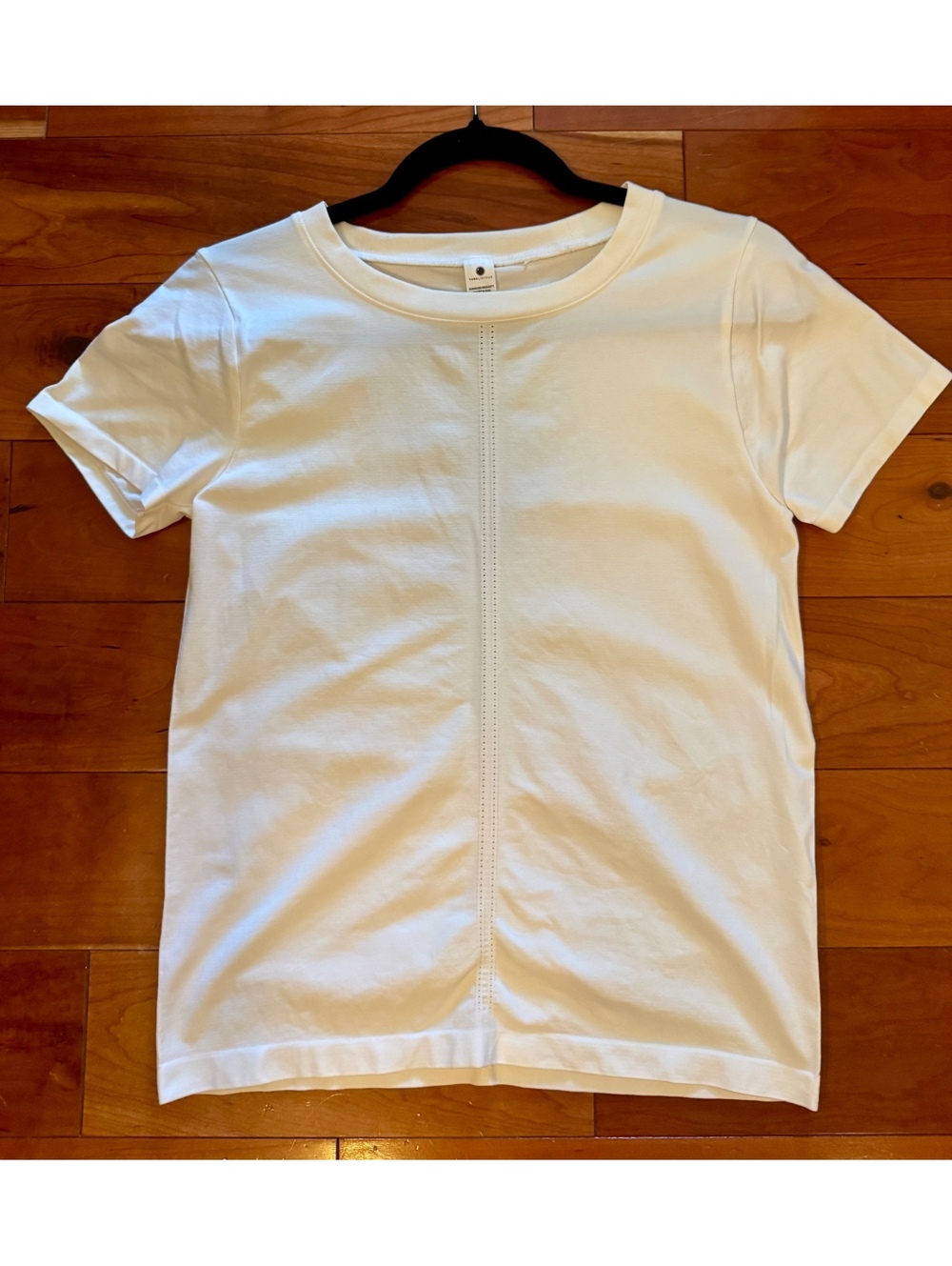 Yogalicious Seamless Bridgett Short Sleeve T-Shirt, Size Medium, White